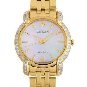 Citizen EM0692-54D Jolie 30MM Women's Gold-Tone Watch